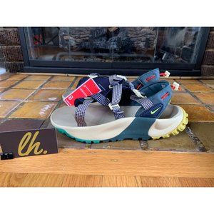 Size 8 Nike Oneonta Sandals “Obsidian Volt Spruce” Outdoor Hiking Sandals DJ6604